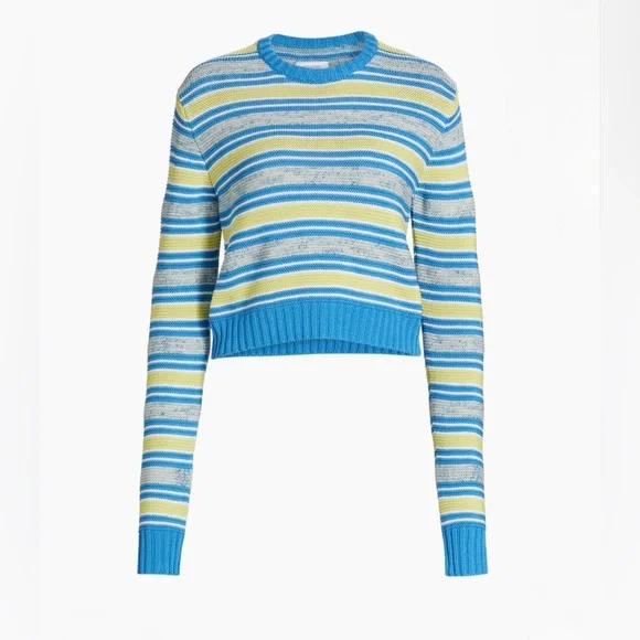 ROSIE ASSOULIN Striped Knit Cotton Jumper - size Large - Pristine Condition - Picture 2 of 16